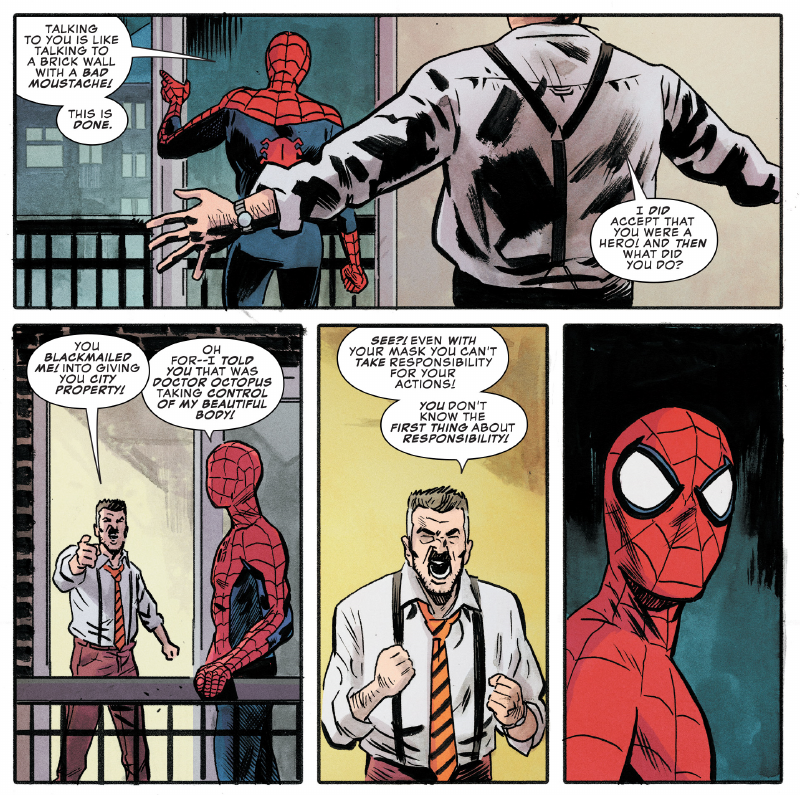 Illustration for article titled A Heartbreaking Reveal in Spectacular Spider-Man Shows That the Webslinger's Greatest Enemy Isn't Just a Punchline